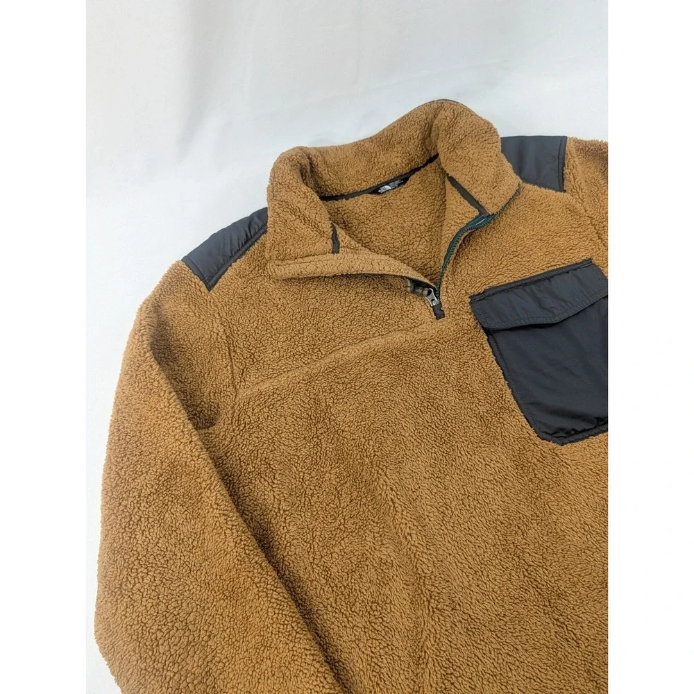 The North Face‎ Men's XL High Pile Sherpa Pullover Fleece Jacket Brown